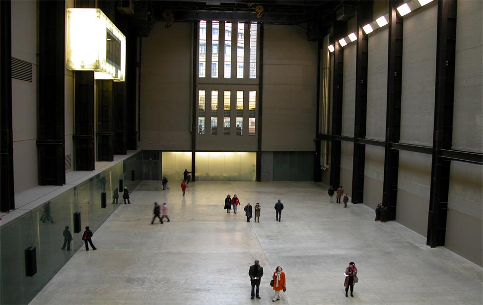 Interior of Tate Modern Museum